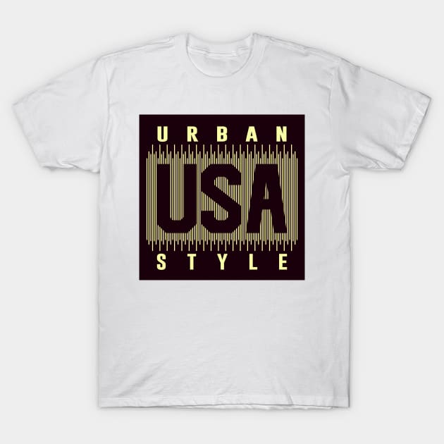 Urban USA Style T-Shirt by ArtsRocket